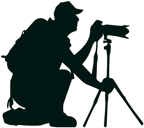  Photographer With Camera Stand Transparent Photographer Camera Png Stand Png