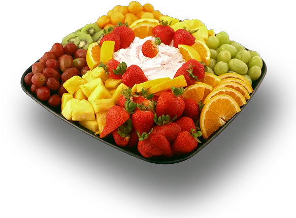  Classic Fresh Fruit Tray Market Basket Fruit Salad Plate Png Fruit Salad Png