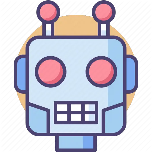  Bot Head Robot Robotic Chatbot Png Robot Head Png