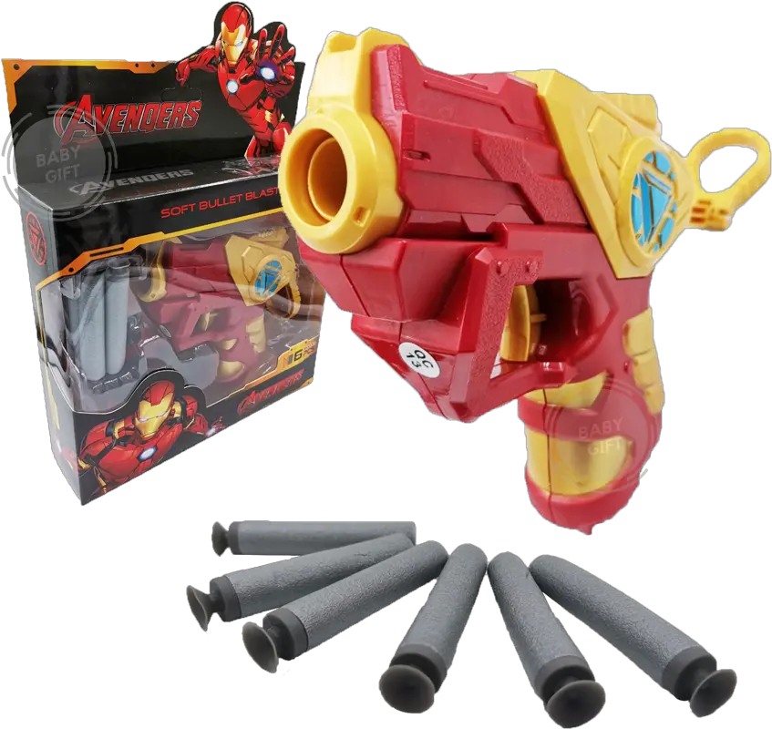  Avengers Ironman Captain America Thanos Toy Gun Png Gun Blast Png