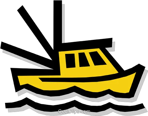  Fishing Boat Royalty Free Vector Clip Art Illustration Png Icon