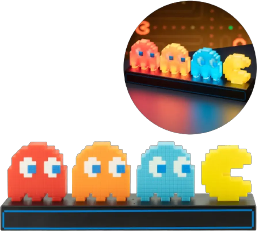  Pac Man And Ghosts Large Icon Light By Paladone Fatcat Paladone Pac Man Light Png Pac Man Icon