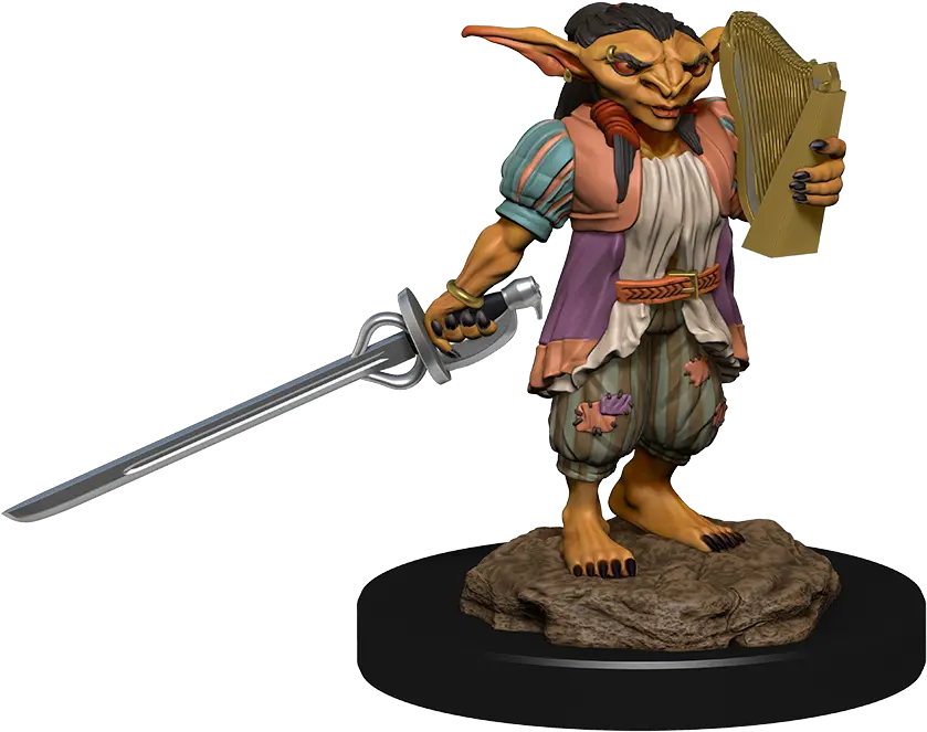  Wizkids Nolzuru0027s Marvelous Miniatures Male Goblin Rogue Goblin Bard Miniature Png League Of Legends Bard Icon