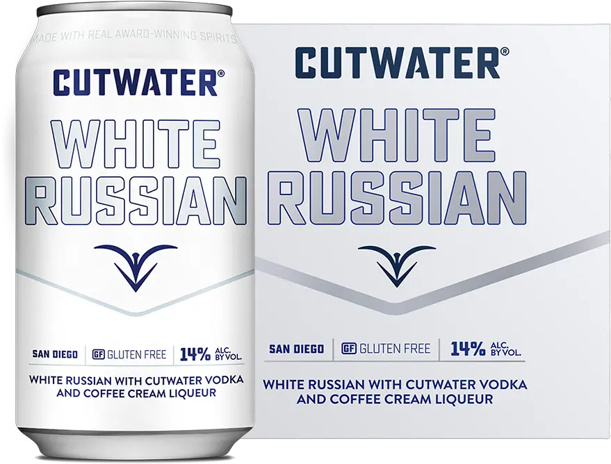  White Russian Cutwater Spirits Clear Water White Russian Png Russian Icon Mary