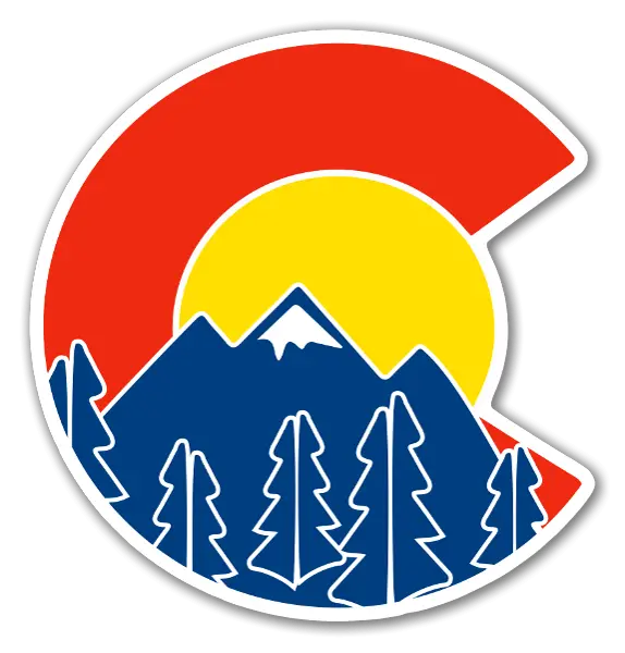  Colorado State Flag Colorado State Flag Logo Png Mountain Clipart Transparent