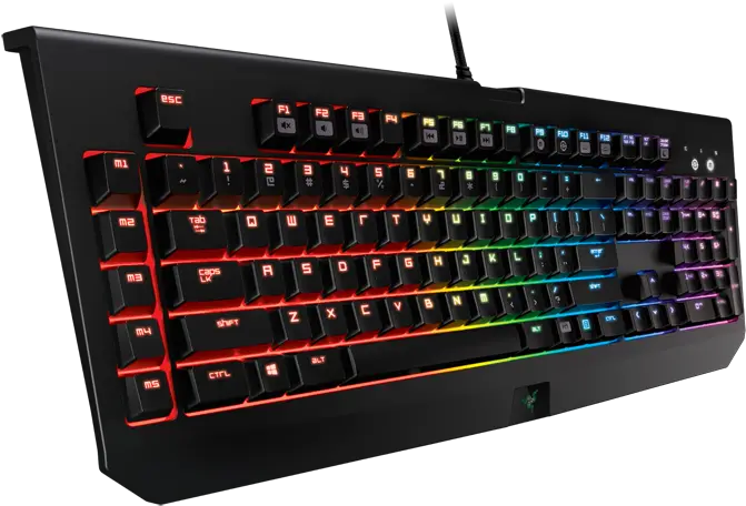  Gaming Gear And How They Can Ironically Make You More Razer Blackwidow Chroma Keyboard Png Keyboard Png