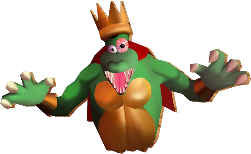  King Kut Out Donkey Kong 64 King K Rool Png King K Rool Png