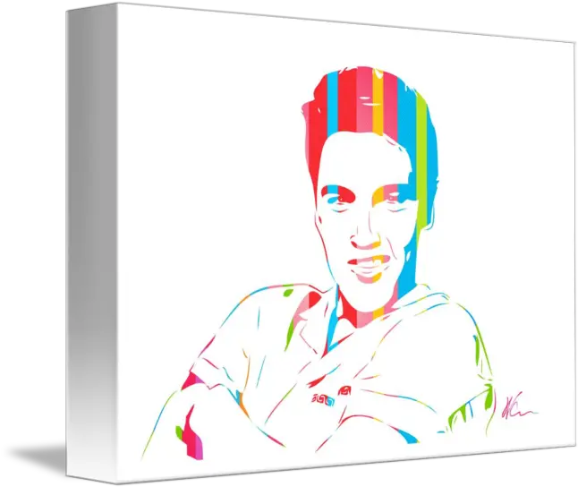  Elvis Presley Pop Art By William Cuccio Png Icon