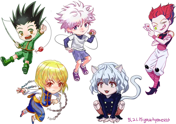  Chibi Killua And Hunter X Anime 1425634 Transparent PNG