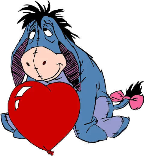  Download Valentines Day Winnie The Pooh Png Eeyore Transparent