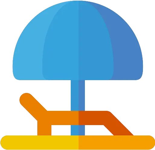  Lounge Chair Under Umbrella Icon Transparent Png Stickpng Hammock Umbrella Icon Png