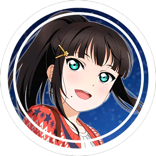  Idol U0026 Anime Graphics Love Live Dia Anime Circle Icons Png Twitter Icon 2018