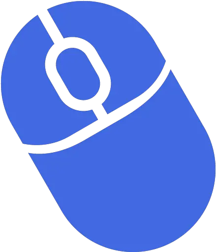  Royal Blue Mouse 3 Icon Free Royal Blue Computer Hardware Black Mouse Icon Png Pc Mouse Icon