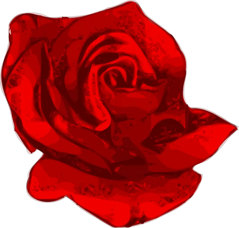  Flower Red Free Vector Graphic On Pixabay Transparent Vector Flowers Red Png Single Rose Png