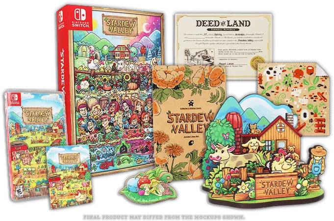  Stardew Valley Collectors Edition Stardew Valley Edition Nintendo Switch Png Stardew Valley Transparent