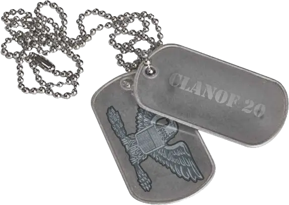  Dog Tag Soldier United States Military Soldier Tag Png Dog Tags Png