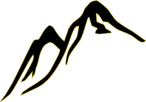  Download Mountain Outline Outline Of A Mountain Png Mountain Drawing Png