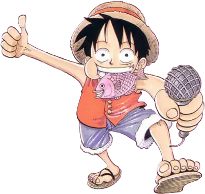  One Piece One Piece Luffy Thumbs Up Png Luffy Transparent