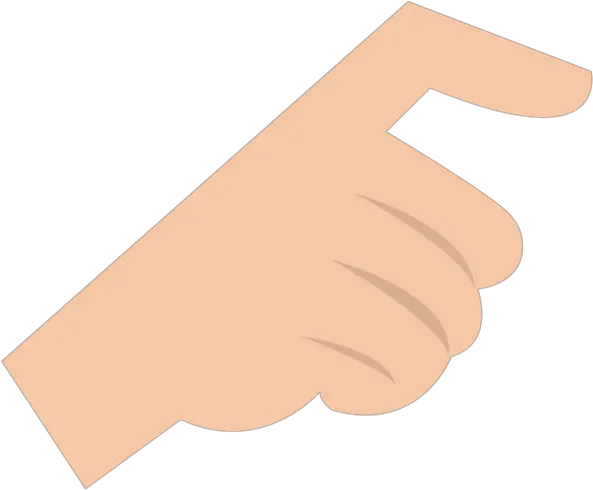  Free Online Hands Gestures Fingers Point Vector For Horizontal Png Point Finger Png