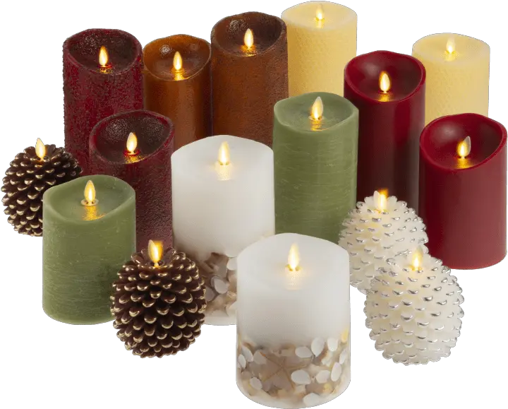  Luminara Real Flame Effect Led Candles Candle Holder Png Real Flame Png