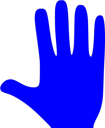  Blue Whole Hand Icon Free Blue Hand Icons Blue Hand Icon Png Computer Hand Icon Png