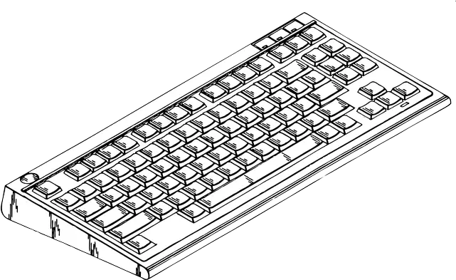  Keyboard Key Board Computer Keyboard Clipart Black And White Png Keyboard Png