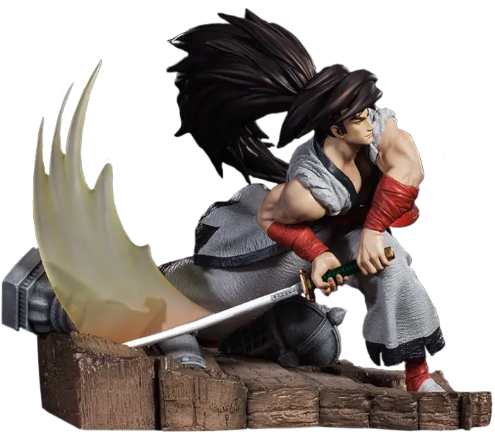  Samurai Shodown Haohmaru Statue 7u201d Statue Supernatural Creature Png Samurai Shodown Logo