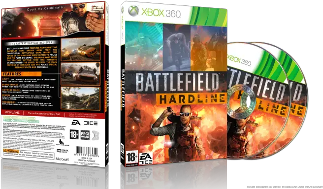  Battlefield Hardline Xbox 360 Box Art Battlefield Hardline Png Battlefield Hardline Logo