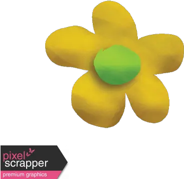  Playdough Flower 01 Graphic By Gina Jones Pixel Dot Png Play Dough Logo