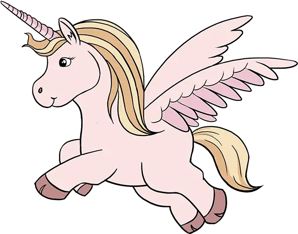  Cartoon Unicorn Png Hd Easy Draw A Unicorn Rainbow Unicorn Png