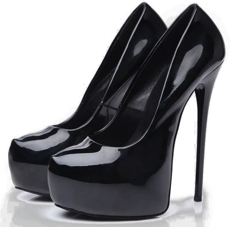  Black Heels Png Download Image Black Platform Pumps High Heels Heels Png