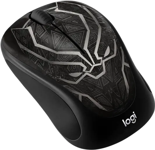  Logitech M238 Black Panther Marvel Collection Wireless Mouse Marvel Iron Man Mouse Logitech Png Marvel Black Panther Png