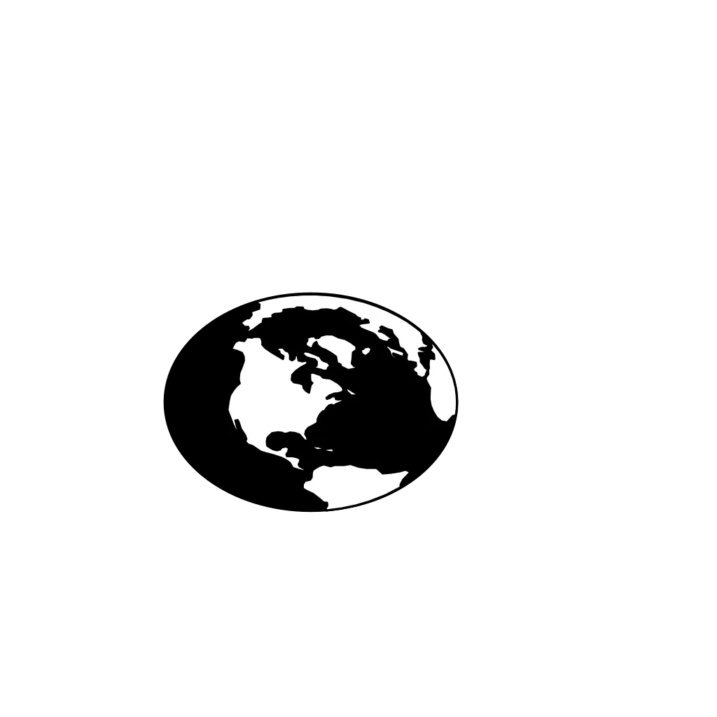  Globe Black And White Clipart 2 World Black And White Png Globe Silhouette Png