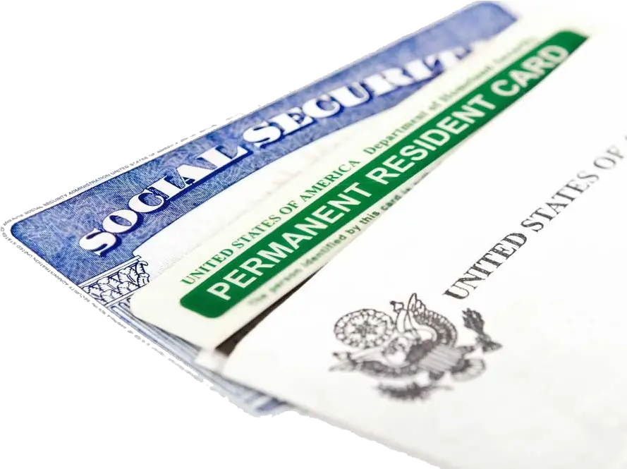  Green Card Png Transparent Images All Emblem United States Png