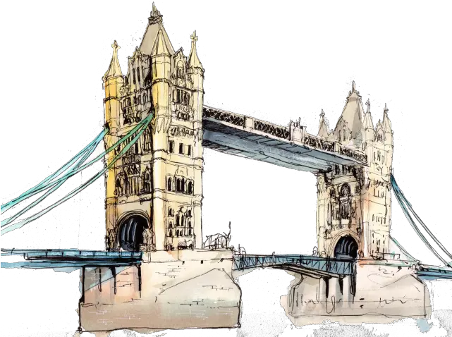  Bridge Clipart Png London Bridge Wall Painting Bridge Clipart Transparent