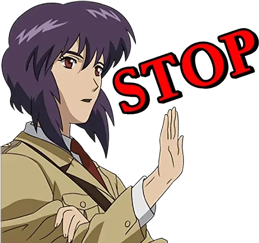  Ghost In The Shellu201d Stickers Set For Telegram Ghost In The Shell Png Sticker Ghost In The Shell Png