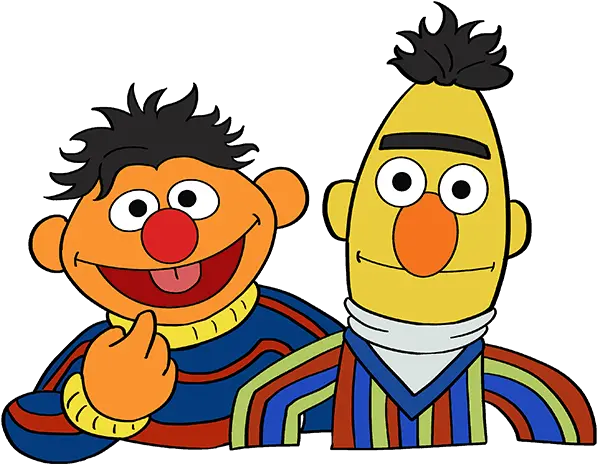  Draw Bert And Ernie From Sesame Street Draw Ernie From Sesame Street Png Ernie Png