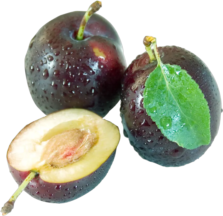  Plum With Leaf Png Image Transparent Background Png Plum Plum Png