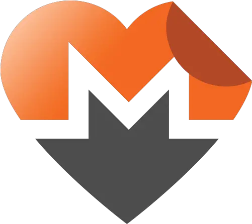  Monero Promotional Graphics Badges And Stickers For 96 96 Px Png Heart Sticker Png