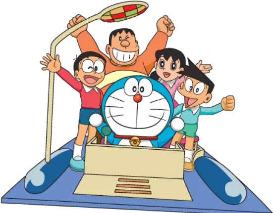  Doraemon Clipart Friend Doraemon And Friends Png Time Machine Png