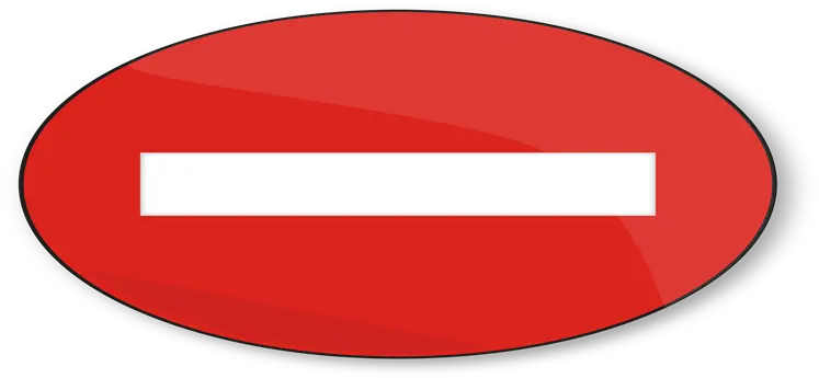  Download Hd Señal Prohibido El Paso Png Transparent Circle Prohibido Png