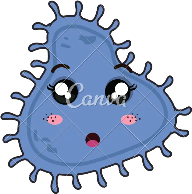  Png Freeuse Stock Bacteria Transparent Kawaii Bacteria Un Dibujo De Bacterias Bacteria Transparent Background