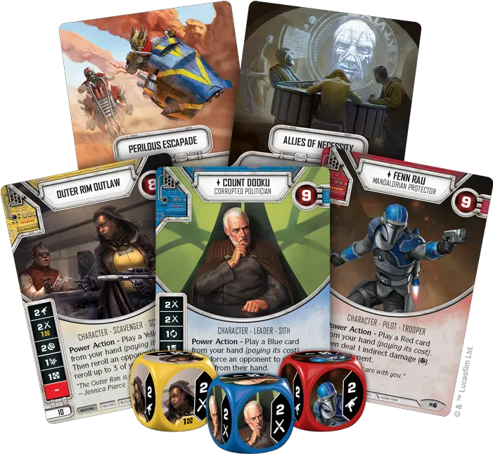  Allies Of Necessity Draft Set Star Wars Destiny Draft Set Png Count Dooku Png