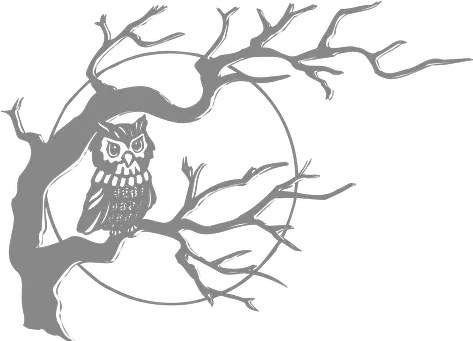  Free Owl Bird Vectors Tree With An Owl Png Owl Silhouette Png