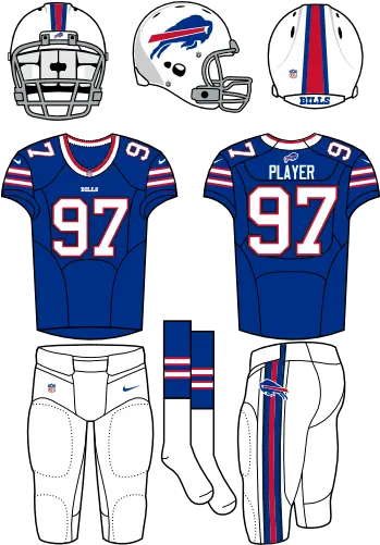  Buffalo Bills Home Uniform Buffalo Bills Home Uniform Png Buffalo Bills Logo Image