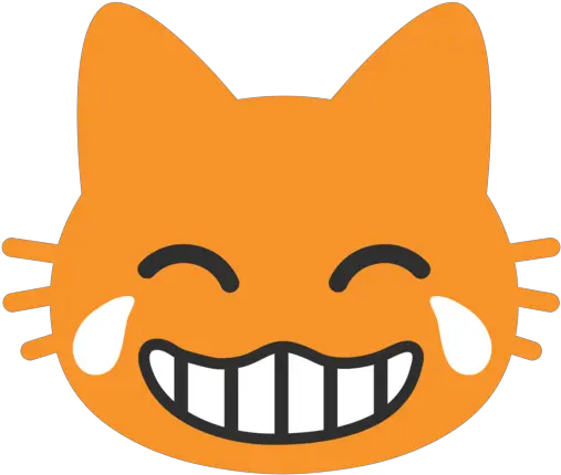  Cat With Tears Of Joy Emoji Cat Smiley Face Emoji Png Joy Emoji Transparent