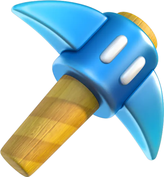  Super Pickax Super Mario Wiki The Mario Encyclopedia Captain Toad Treasure Tracker Pickaxe Png Pickaxe Png