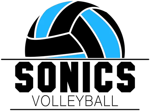  Sonics Volleyball Club Sonics Volleyball Png Volleyball Logo