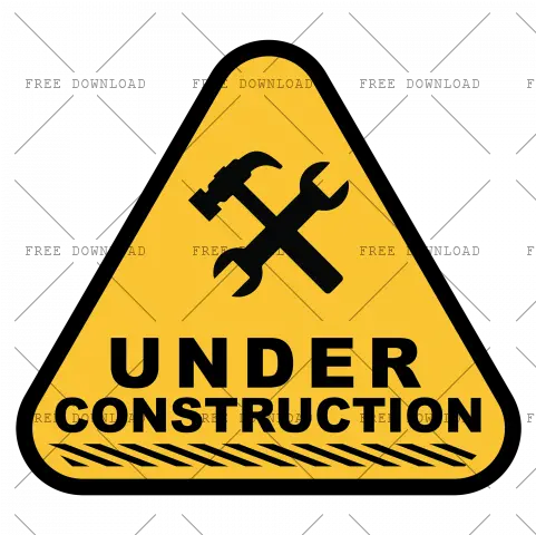  Png Image With Transparent Background Closed For Construction Sign Under Construction Transparent