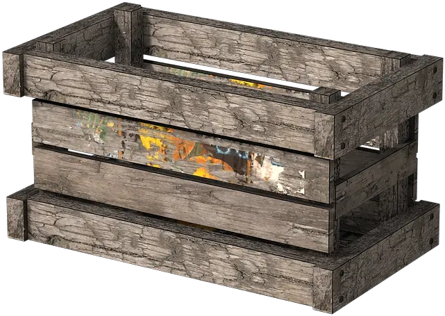  Wooden Crate Side View Transparent Png Wooden Crate Transparent Background Crate Png